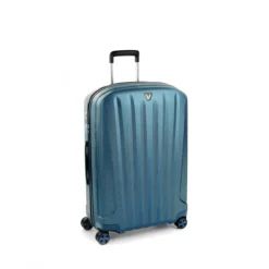 Roncato Unica - Trolley Spinner M, Blau -Gepäck Discounter compressed 1122