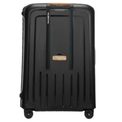 Samsonite S´Cure Eco - Spinner 75cm In Schwarz -Gepäck Discounter compressed 115724 L470 SPINNER 7528 BACK