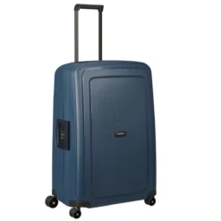 Samsonite S´Cure Eco - Spinner 75cm In Navy Blue -Gepäck Discounter compressed 128016 1598 SCURE ECO SPIN7528 POST CONSUMER WHEEL HANDLE FULL