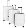 Denver 3er Trolley Set Weiss -Gepäck Discounter compressed 18013 SET X3 003 WHITE 2D 0001