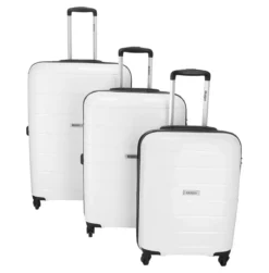 Denver 3er Trolley Set Weiss