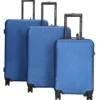 Louisville 3er Trolley Set Blau -Gepäck Discounter compressed 20