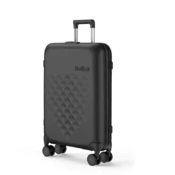 Vega360 Medium 65 Schwarz -Gepäck Discounter compressed 202 RIK 26INCH Perspective Closed Black