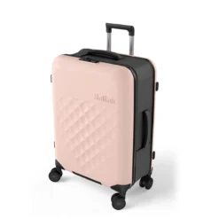 Vega360 Medium 65 Rose Smoke -Gepäck Discounter compressed 202 RIK 26INCH Top Perspective Rose Smoke