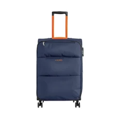 Adelaide Sport 3-tlg. Trolleyset Dunkelblau Mit Gestell Orange -Gepäck Discounter compressed 3 tlg trolleyset 52 64 75cm exp loubs adelaide sport 24