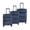 Adelaide Sport 3-tlg. Trolleyset In Mittelblau -Gepäck Discounter compressed 3 tlg trolleyset 52 64 75cm exp loubs adelaide sport 61