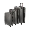 Seattle 3tlg. Kofferset Silver -Gepäck Discounter compressed 3 tlg trolleyset 55 68 76cm exp seattle 81