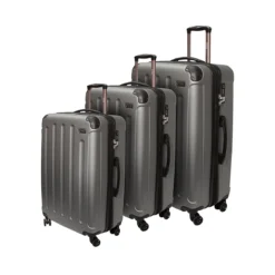 Seattle 3tlg. Kofferset Silver