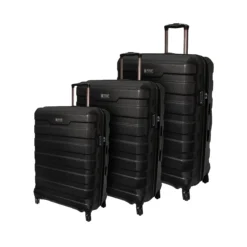 Chicago 3tlg. Kofferset Black