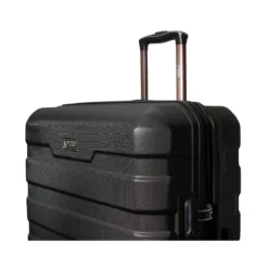 Chicago 3tlg. Kofferset Black -Gepäck Discounter compressed 3 tlg trolleyset mit 4 rollen 56 66 76 cm exp chicago 7