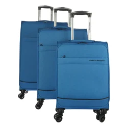 Dallas 3er Trolley Set Himmelblau