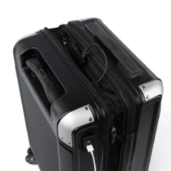 Travelpro Platinum Elite - Compact Carry-On Expandable Hardside Spinner, Shadow Black -Gepäck Discounter compressed 409209101 USB
