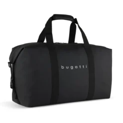Bugatti Rina Reisetasche Schwarz -Gepäck Discounter compressed 49430201 Frontside