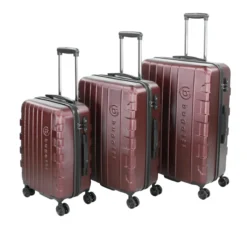 Bugatti Galatea Hartschalenkoffer 3er Set Rot