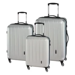 Cork - 3er Trolleyset Silber