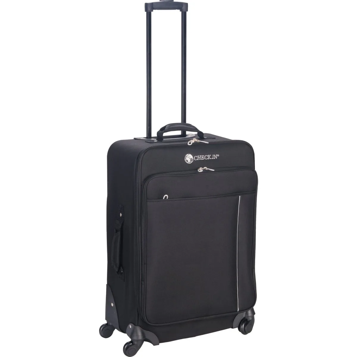 Madrid - 3er Trolleyset Schwarz/ Silber 4 Madrid - 3er Trolleyset Schwarz/ Silber – Bild 2