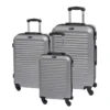 Havanna - 3er Trolleyset Silber -Gepäck Discounter compressed 56 2220300 Set 995e1c9a553