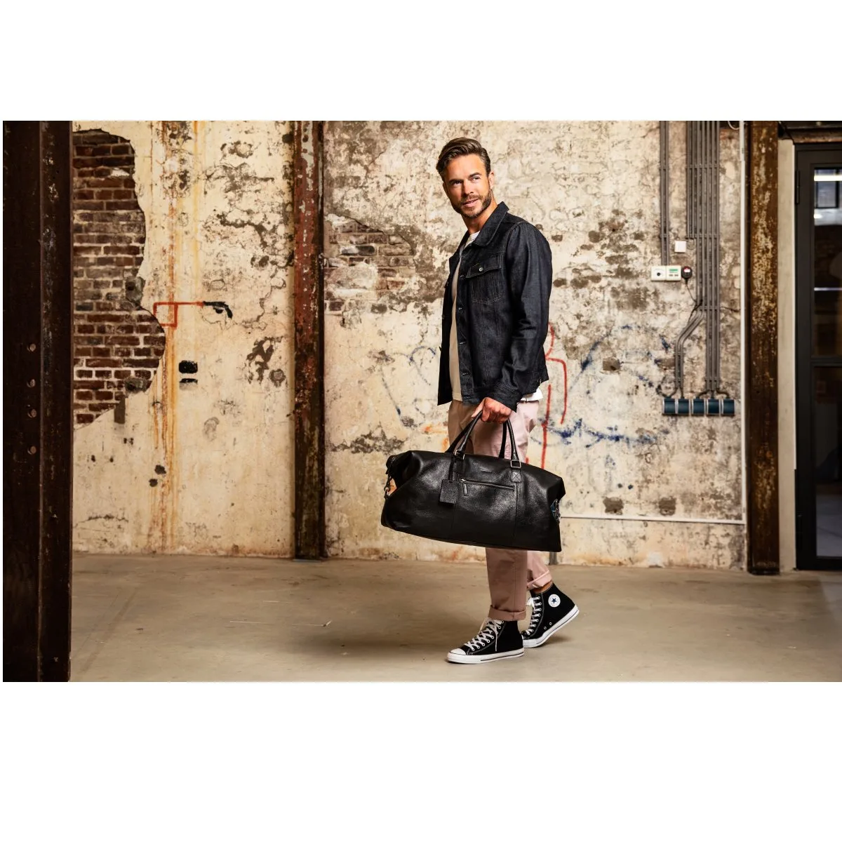 BURKELY Antique Avery Weekender Schwarz 12 BURKELY Antique Avery Weekender Schwarz – Bild 10