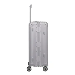 Travelite Next - 4-Rad Trolley M, Silber -Gepäck Discounter compressed 79948 56 Next M LG