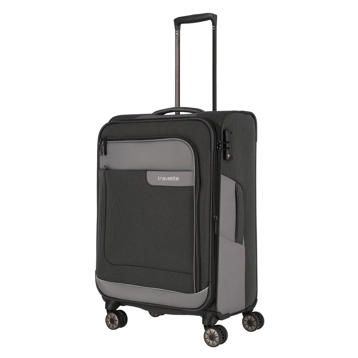 Travelite Viia - 4-Rad Trolley M, Anthrazit 5 Travelite Viia - 4-Rad Trolley M, Anthrazit – Bild 3