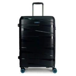 Ted Luggage - 3er Kofferset Schwarz -Gepäck Discounter compressed BG Berlin TED Luggage Medium Size 24 BLACK 01