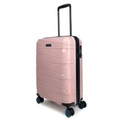 Ted Luggage - 3er Kofferset Rose Gold -Gepäck Discounter compressed BG Berlin TED Luggage Small Cabin Size 20 3D Rose 01
