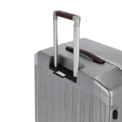 Piquadro PQ-Light - Ultra Slim Grosser Hartschalentrolley Schwarz/Leder -Gepäck Discounter compressed BV4428PQLM NCU 11 DETT5