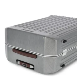 Piquadro PQ-Light - Ultra Slim Grosser Hartschalentrolley Schwarz/Leder -Gepäck Discounter compressed BV4428PQLM NCU 5 DETT6