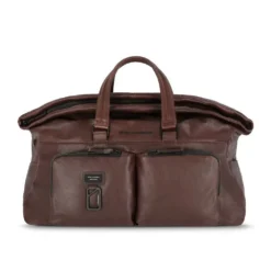 Piquadro Harper - Reisetasche Mit Trolley-Schlaufe In Dunkelbraun