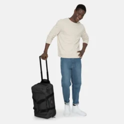 Eastpak Leatherface S + Trolley Reisetasche In Schwarz -Gepäck Discounter compressed EK00031E 008 ALT104 UC119874 mLow