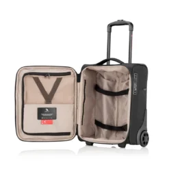 GoOn - Cabin-Trolley XS In Schwarz -Gepäck Discounter compressed Goon xs black offen