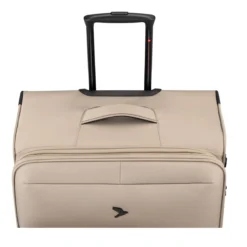 GoOn - Trolley M In Beige -Gepäck Discounter compressed Griff3