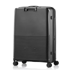 Jet - Trolley L In Schwarz -Gepäck Discounter compressed Jet black large hinten