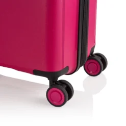 Jet - Trolley L In Rot -Gepäck Discounter compressed Jet red detail rolle 30 03 2022 0002
