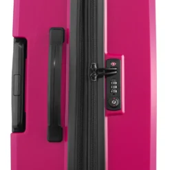 Jet - Trolley L In Rot -Gepäck Discounter compressed Jet rot TSA detail2