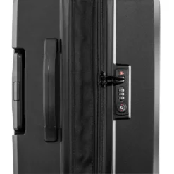 Jet - Trolley L In Schwarz -Gepäck Discounter compressed Jet schwarz detail Dehnfalte2