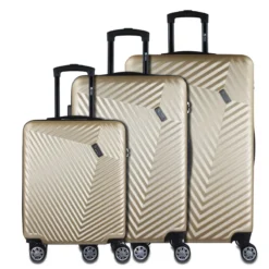 Don Carlo Hartschalenkoffer 3er Set Gold