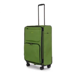Bendigo Light+ - Trolleykoffer M Grün -Gepäck Discounter compressed STRATIC BL M green 8