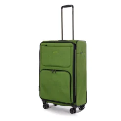 Bendigo Light+ - Trolleykoffer M Grün -Gepäck Discounter compressed STRATIC BL M green 9