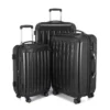 Alex - Kofferset TSA Schwarz, S/M/L -Gepäck Discounter compressed Set14