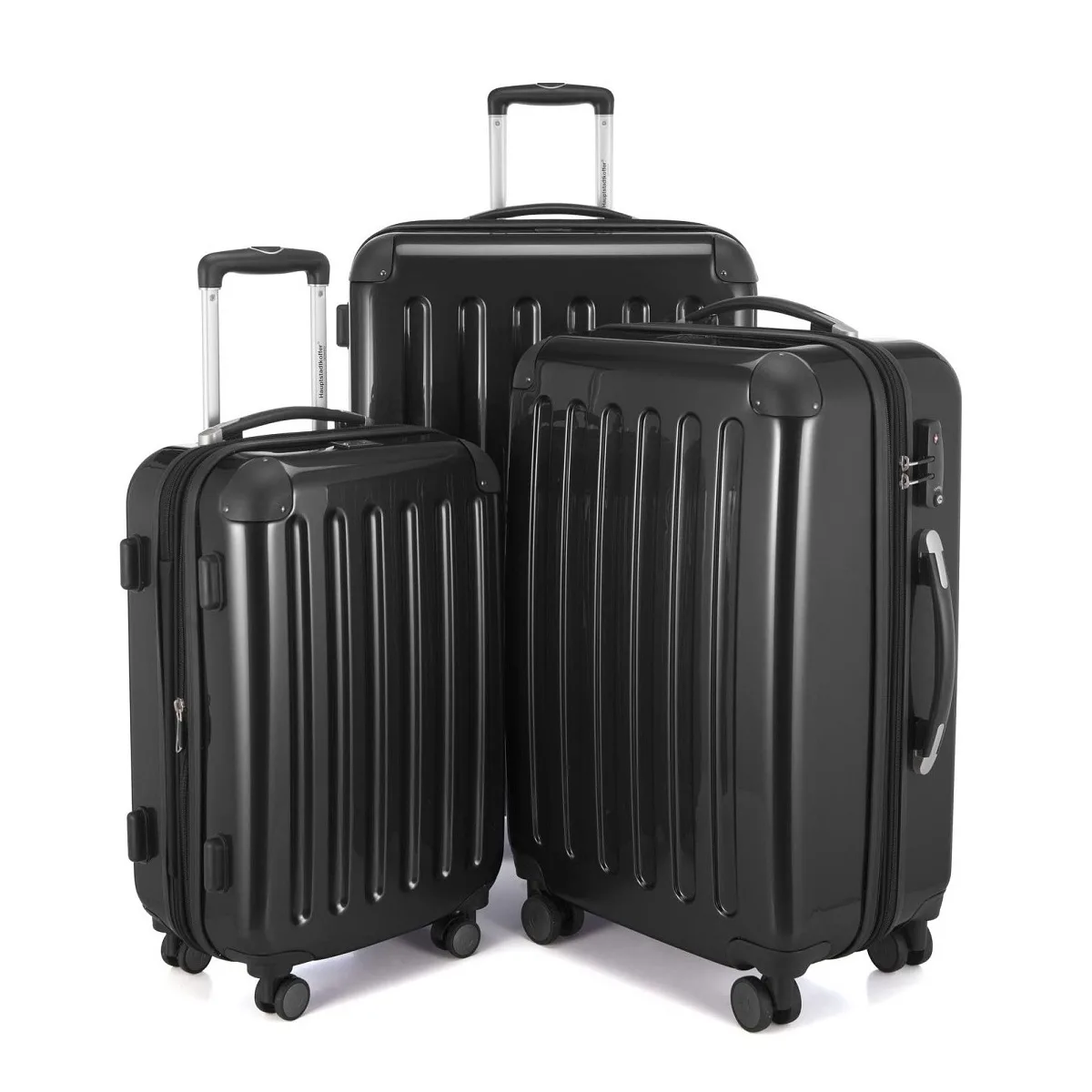 Alex - Kofferset TSA Schwarz, S/M/L 3 Alex - Kofferset TSA Schwarz, S/M/L