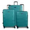 Ted Luggage - 3er Kofferset Grün -Gepäck Discounter compressed TED AEGEAN BLUE SETS 3
