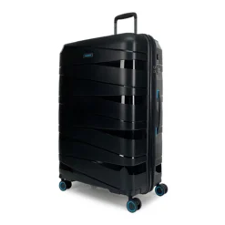 Ted Luggage - 3er Kofferset Schwarz -Gepäck Discounter compressed TED BLACK L 3D
