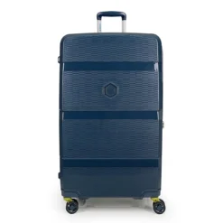 Zip2 Luggage - 3er Kofferset Dunkelblau -Gepäck Discounter compressed ZIP NEW DarkBlue L Front