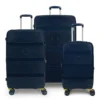 Zip2 Luggage - 3er Kofferset Dunkelblau 2 Zip2 Luggage - 3er Kofferset Dunkelblau -Gepäck Discounter compressed ZIP All SetsSizes 071