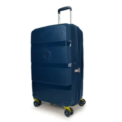 Zip2 Luggage - 3er Kofferset Dunkelblau -Gepäck Discounter compressed Zip Dark Blue Medium 3D copy 1