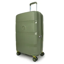Zip2 Luggage - 3er Kofferset Khaki -Gepäck Discounter compressed Zip Khaki Medium 3D