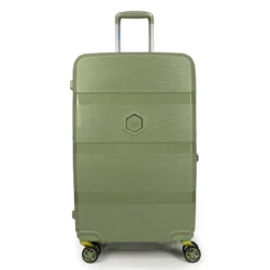 Zip2 Luggage - 3er Kofferset Khaki -Gepäck Discounter compressed Zip Khaki Medium Front