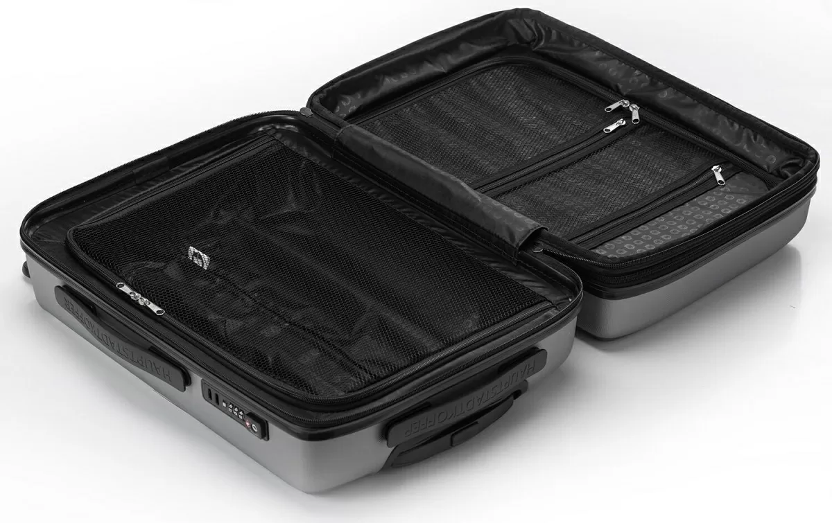 Mitte - Mittelgrosser Koffer Hartschale In Silber 4 Mitte - Mittelgrosser Koffer Hartschale In Silber – Bild 2