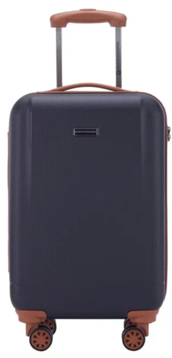 Wannsee - Handgepäck Hartschale Mit TSA In Dunkelblau -Gepäck Discounter compressed articleImages2 F r front hauptstadtkoffer wannsee handgepaeck trolley spinner dunkelblau size S